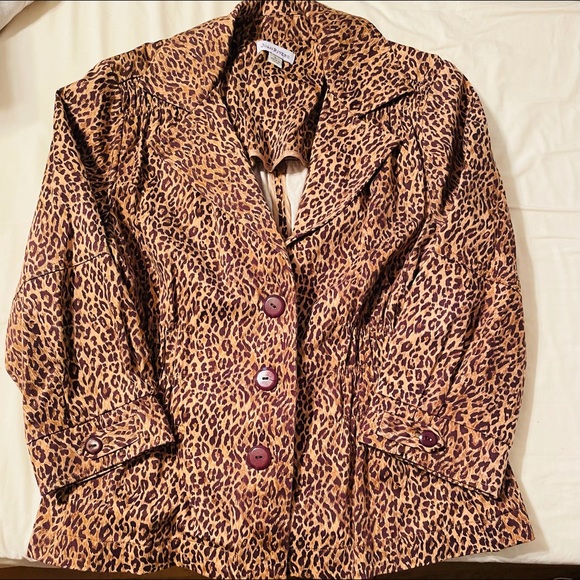 Joan Rivers Leopard Blazer